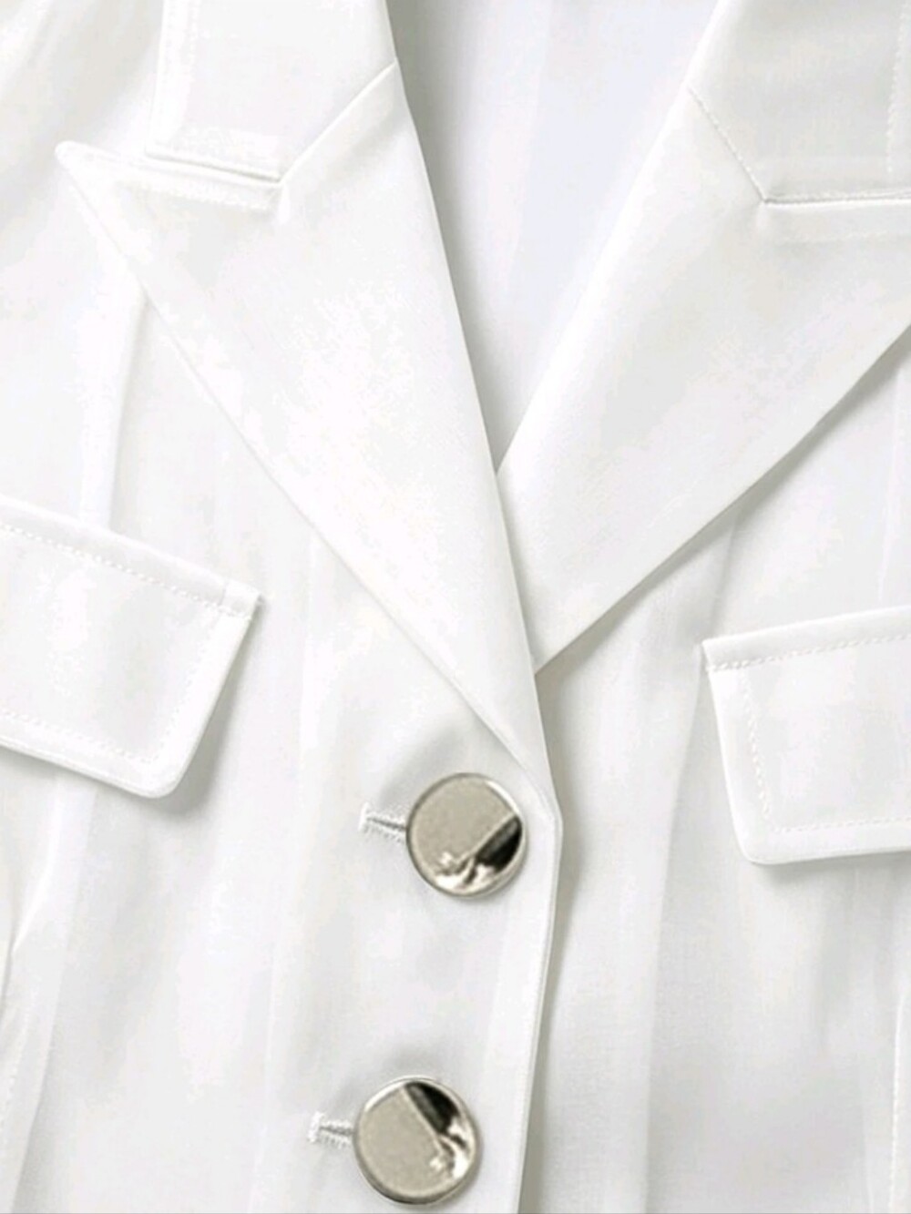 Women's Elegant Commute Solid Color Thin Jacket - Picture 5 of 6